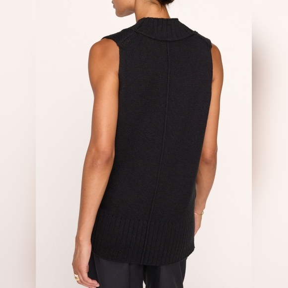 Brochu Walker Tank Sweater Vest Lightweight Cotton Linen Knit XS Camel Tan Beige - Picture 10 of 10